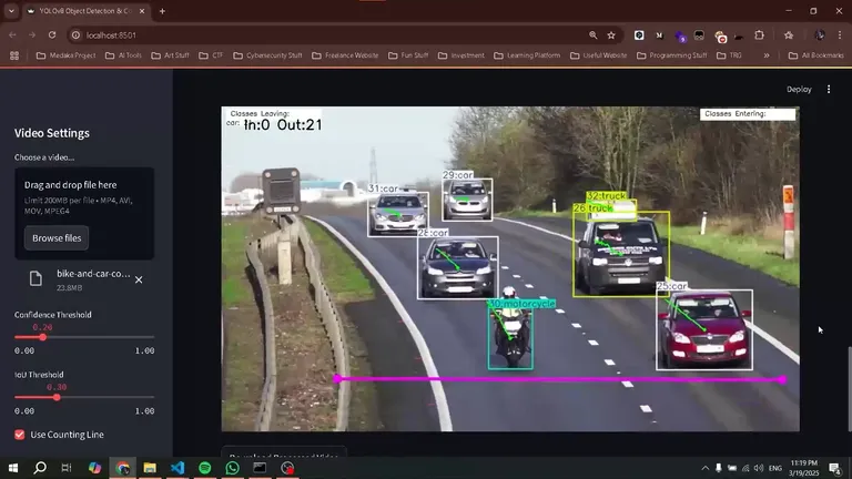 Vehicle Counting and Tracking